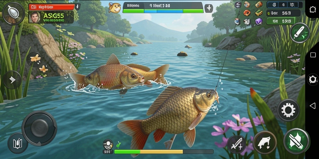 Tampilan permainan ASG55 dengan pengalaman memancing yang mendebarkan.