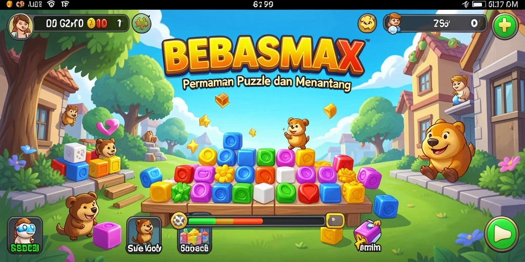 Gameplay menantang dan menyenangkan di BEBASMAX.