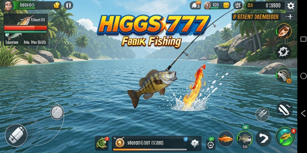 Tangkapan ikan yang menakjubkan dalam gameplay HIGGS777.
