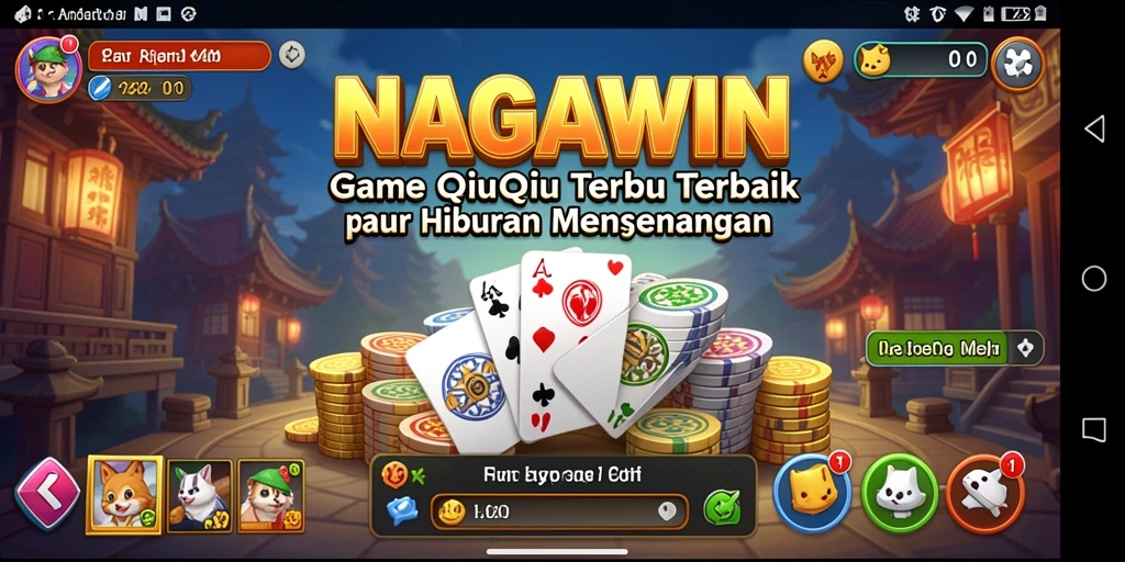 Tampilan gameplay menarik dalam NAGAWIN QiuQiu.