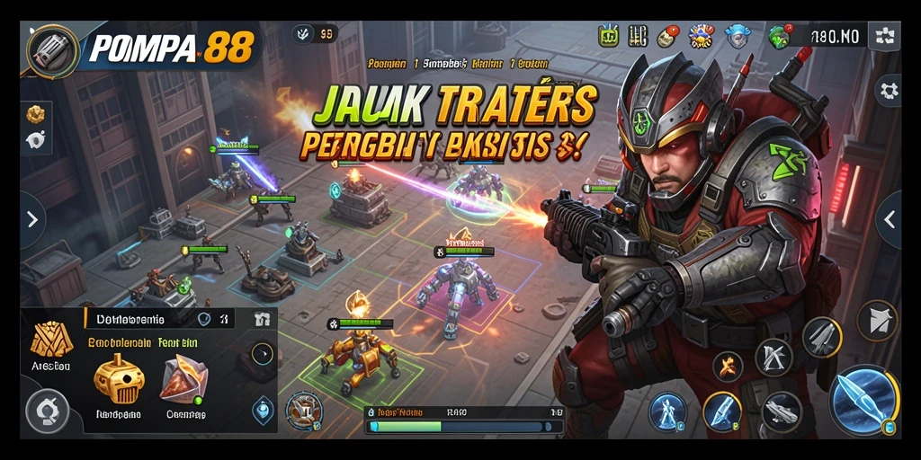 Tampilan gameplay POMPA88 yang menegangkan dan memikat.