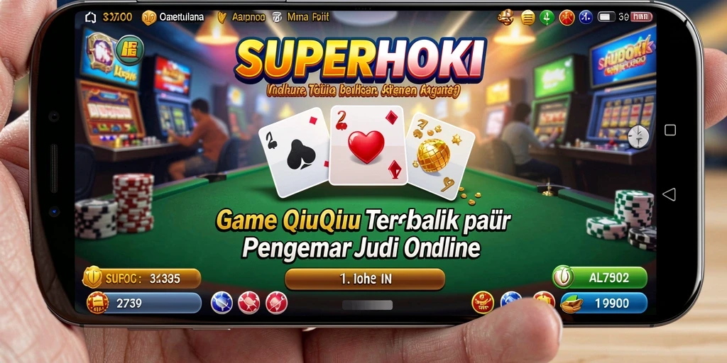 Tampilan gameplay SUPERHOKI yang seru dan mengasyikkan.