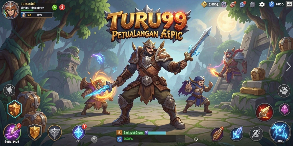 Screenshot gameplay ARPG menampilkan aksi seru dan karakter epik.